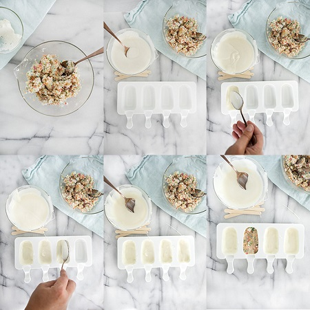 آموزش گام به گام طرز تهیه کیک پاپسیکل