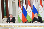 روسیه و تاجیکستان برای تقویت همکاری‌های امنیتی در منطقه توافق کردند