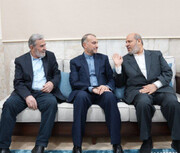Erstes Treffen der Widerstandsführer mit Amir Abdollahian nach dem Waffenstillstandsabkommen