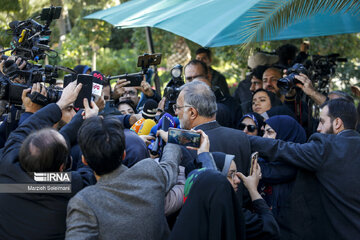 Sidelines of cabinet meeting