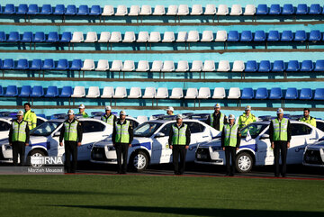 Iran's traffic police stages maneuver