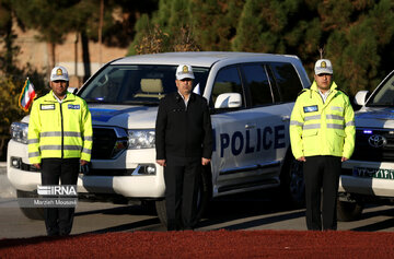 Iran's traffic police stages maneuver