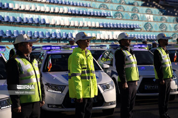 Iran's traffic police stages maneuver