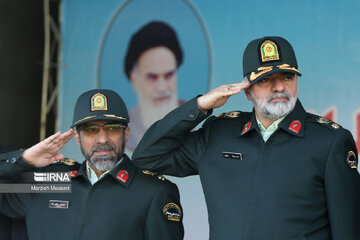 Iran's traffic police stages maneuver