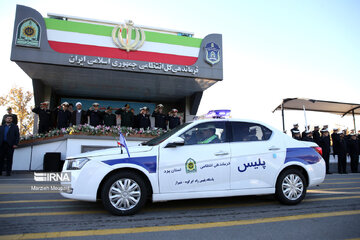 Iran's traffic police stages maneuver