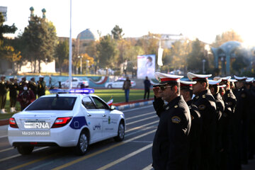 Iran's traffic police stages maneuver