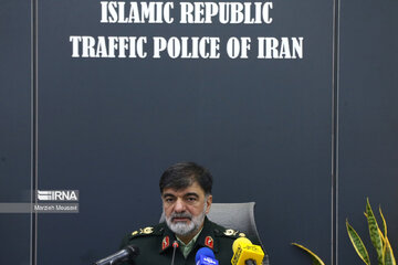 Iran's traffic police stages maneuver