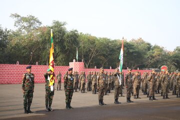 نهمین رزمایش مشترک ارتش هند و سریلانکا آغاز شد