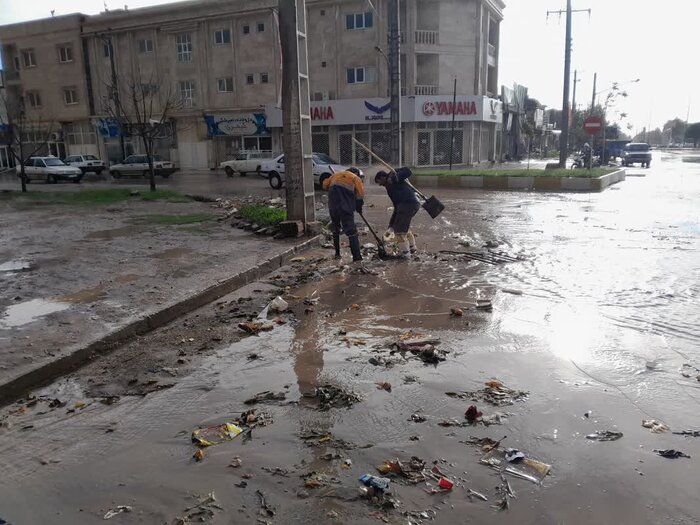 سیلاب راه هفت روستای کلاله را بست