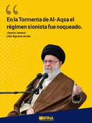 Ayatolá Jameneí: En la Tormenta de Al-Aqsa el régimen sionista fue noqueado