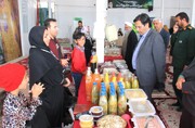 نمایشگاه صنایع دستی اقتصاد مقاومتی در ابرکوه یزد افتتاح شد
