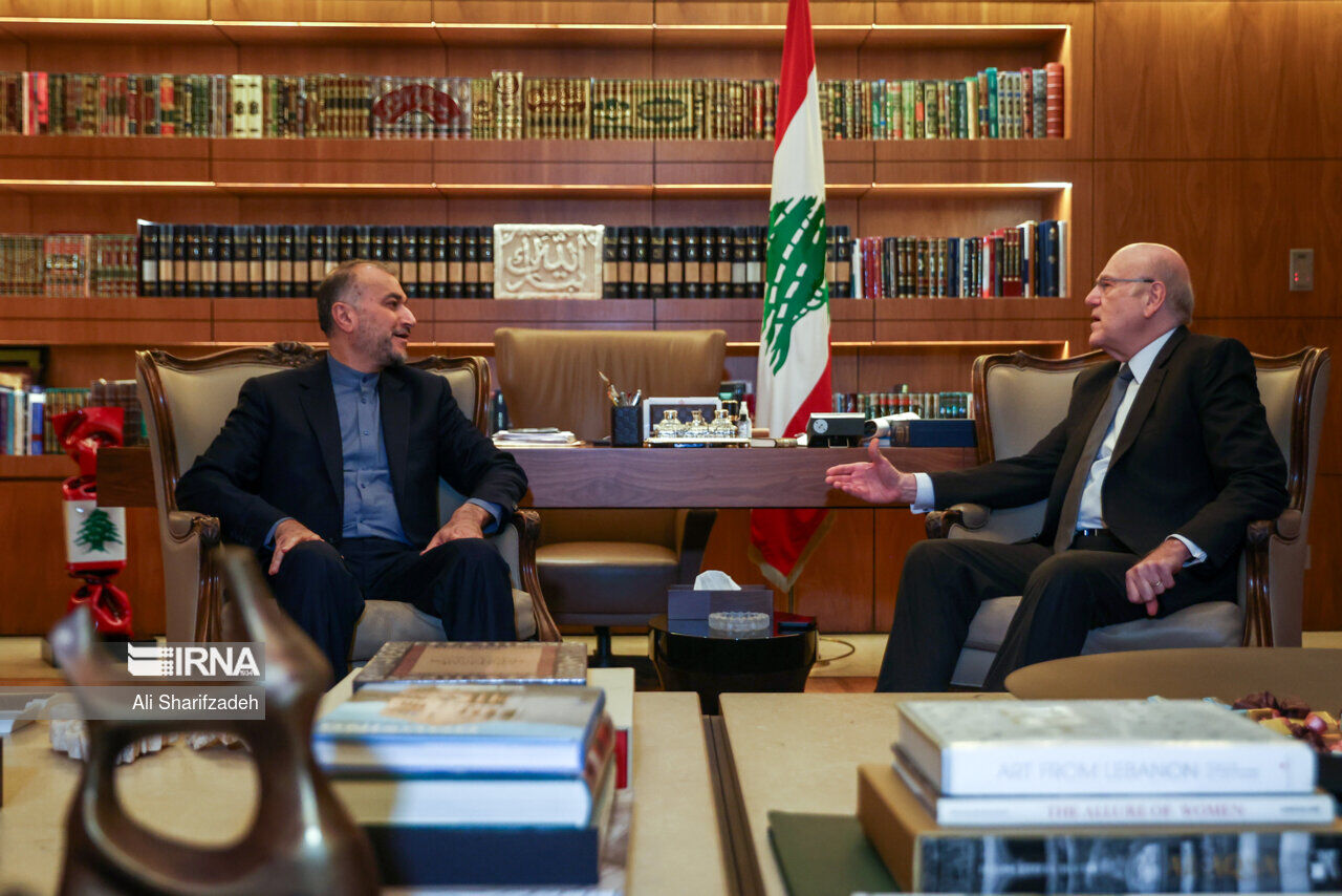 Canciller iraní y primer ministro libanés se reúnen en Beirut