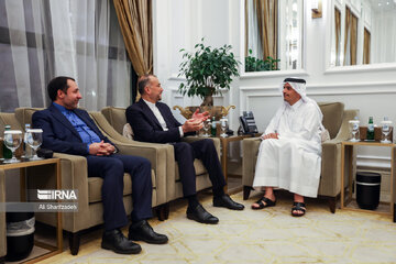Le ministre iranien des Affaires étrangères a rencontré son homologue qatari