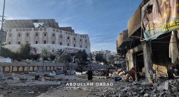 ویرانی گسترده تأسیسات بیمارستان اندونزی در غزه و آسیب دیدن ساختمان اصلی آن + تصاویر