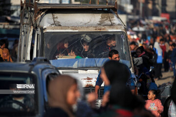 Khan Younès au sud de la bande de Gaza : retour à la maison des déplacés