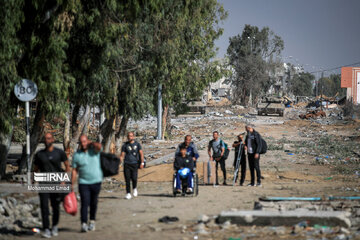 Khan Younès au sud de la bande de Gaza : retour à la maison des déplacés