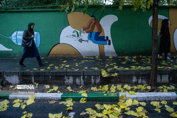 Beauties of fall in Tehran