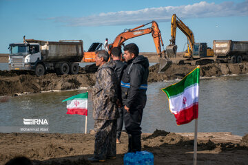 Gorgan bay in northern Iran