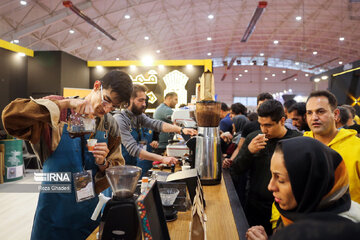 Coffee exhibition in southern Iran