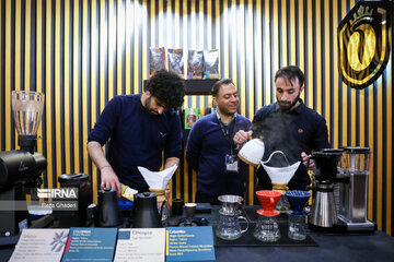 Coffee exhibition in southern Iran