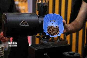 Coffee exhibition in southern Iran