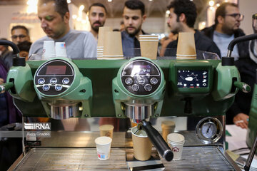 Coffee exhibition in southern Iran