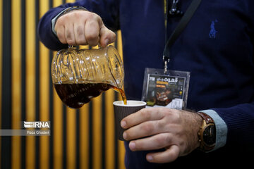 Coffee exhibition in southern Iran