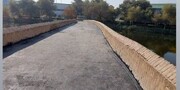 پل شهرستان اصفهان آسفالت نشده است