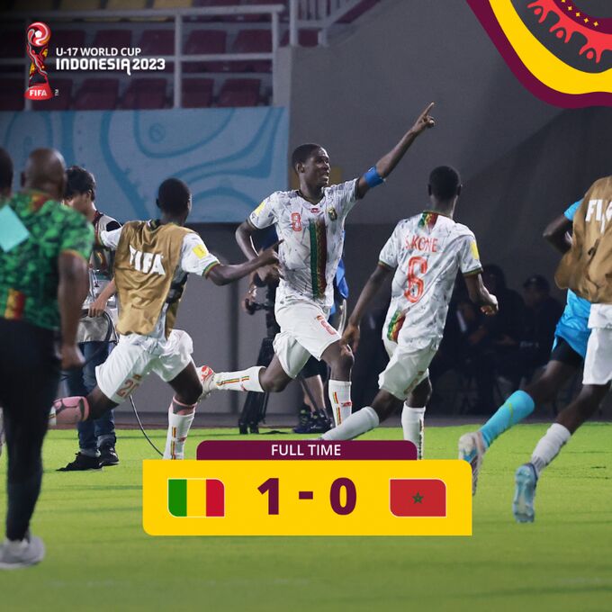 Coupe du monde U17 : le Mali a battu le Maroc et affrontera la France en demi-finale