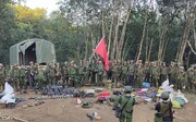 ادعای مخالفان دولت نظامی میانمار مبنی برتصرف گذرگاه تجاری دیگری در مرز چین