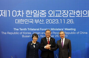 پکن: احترام به منافع یکدیگر، عامل اصلی توسعه روابط چین، ژاپن و کره جنوبی