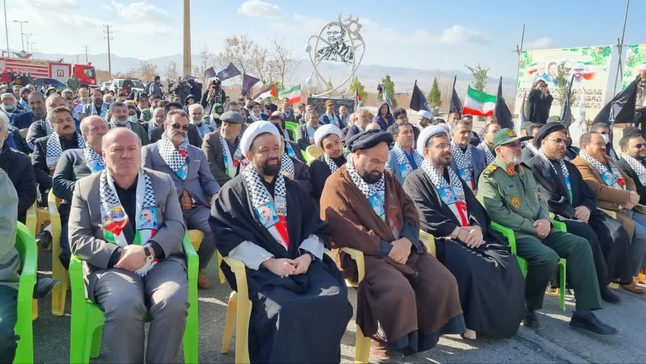 سومین سالگرد شهید فخری‌زاده در محل شهادتش برگزار شد