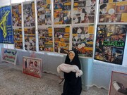 نمایشگاه شهدای غزه در قصرشیرین گشایش یافت