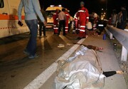 تصادف با تریلی در شیراز ۲ کشته بجا گذاشت