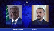 Amir Abdolahian agradece al presidente de la Comisión de la Unión Africana por su apoyo al pueblo de Gaza