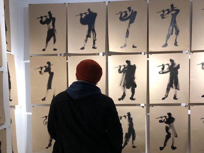 دیدار با مصدق و فرشتهها در گالریگردی پاییزی