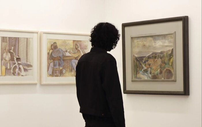 دیدار با مصدق و فرشتهها در گالریگردی پاییزی