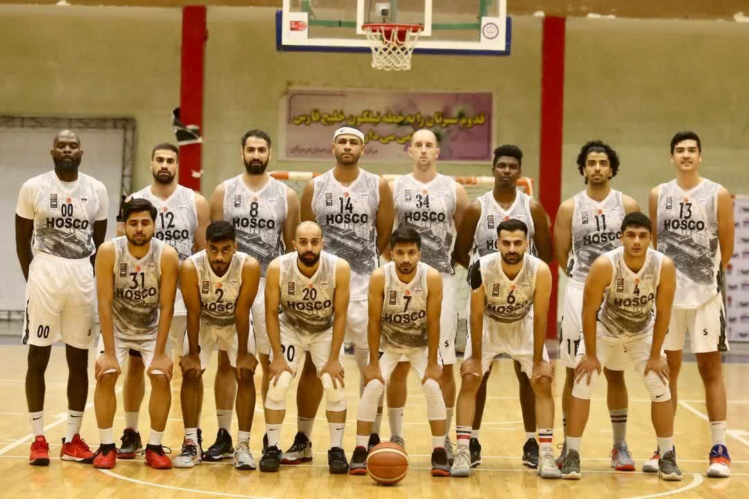 شکست تیم بسکتبال فولاد هرمزگان در برابر طبیعت تهران