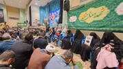 مراسم استقبال و وداع با پیکر اولین شهید مدافع حرم گلستان در گرگان برگزار شد + فیلم