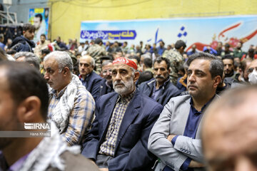 Basij forces gathering in Qazvin