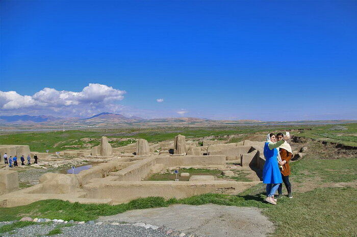 گردشگران پایگاه تاریخی حسنلوی نقده ۲۵ درصد افزایش یافت