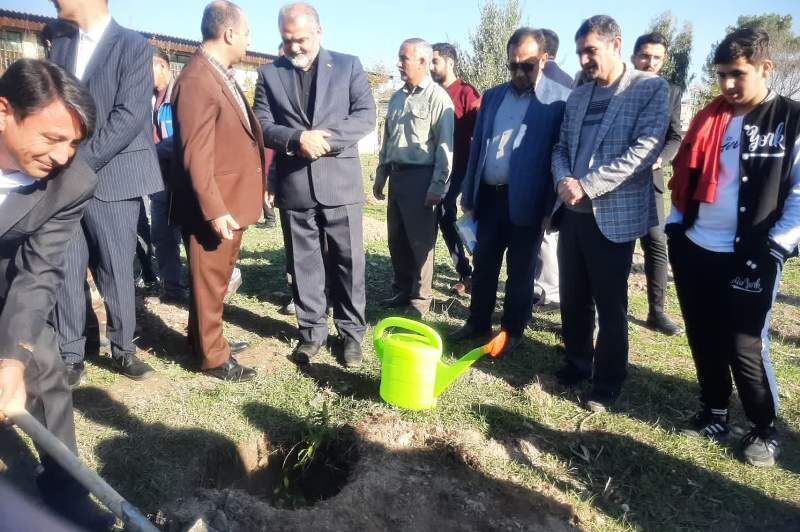 پویش ملی کاشت نهال در مدارس گنبدکاووس آغاز شد