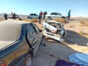 برخورد ۲ خودرو سواری در فارس سه کشته داشت