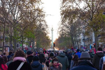 Manifestations en France pour exiger un cessez-le-feu à Gaza