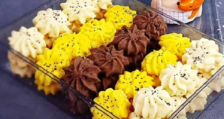 نحوه پخت شیرینی بهشتی یا کرکی، از شیرینیهای محبوب ایرانی