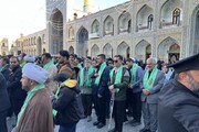 ۱۰۰ معلول از گلستان برای اولین بار به پابوس امام رضا (ع) رفتند