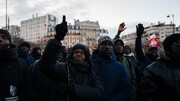 Manifestation en France contre la loi immigration