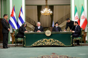 Iran, Cuba ink seven cooperation documents, a joint statement