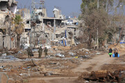 Gazze Şeridi'nin güneyi Siyonistlerin kapsamlı ateşi altında