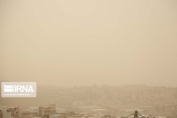 تندباد فصلی سبب خیزش غبار و افزایش چشمگیر آلودگی هوای اصفهان شد